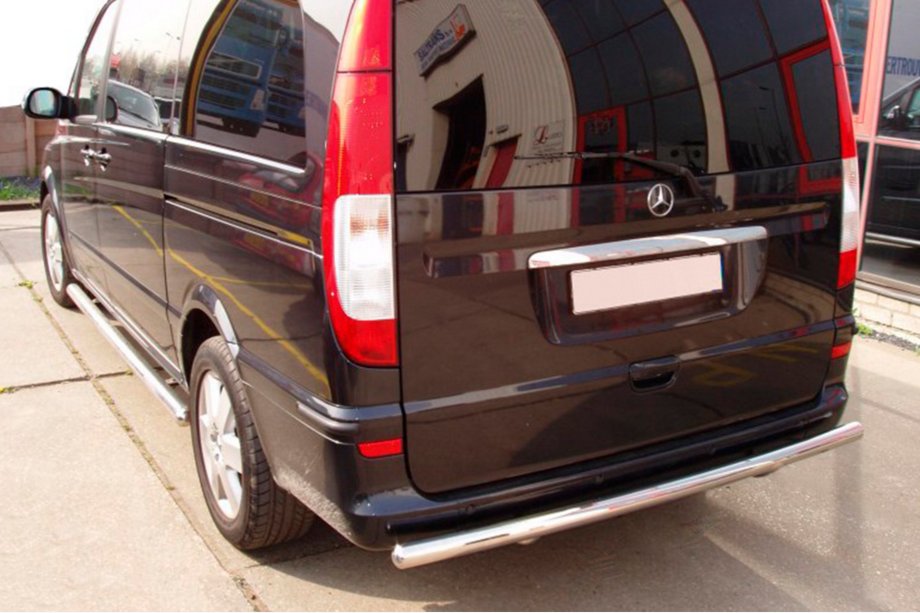 Mercedes Viano 2004-2014 Barra Trasera AK002 (Acero Inoxidable) Foto 6