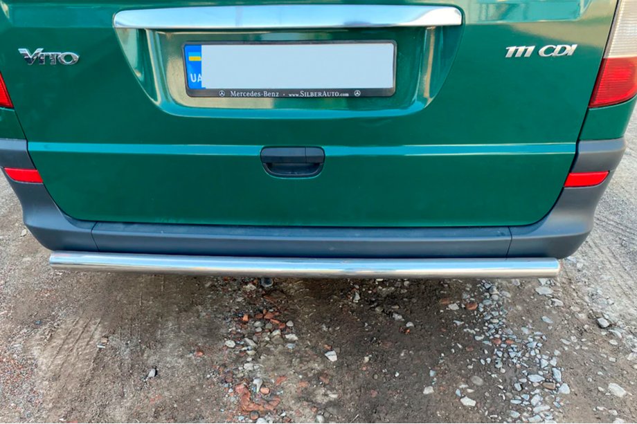 Mercedes Viano 2004-2014 Barra Trasera AK002 (Acero Inoxidable) Foto 2