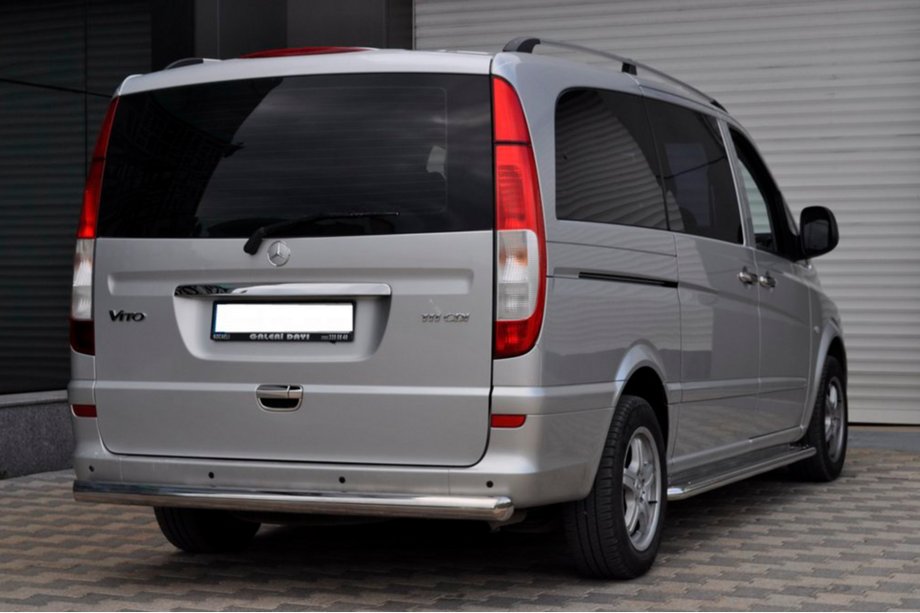 Mercedes Viano 2004-2014 Barra Trasera AK002 (Acero Inoxidable) Foto 7