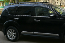 Mitsubishi ASX 2010-2023 Molduras de Ventanas (6 piezas, Acero Inoxidable) foto 3