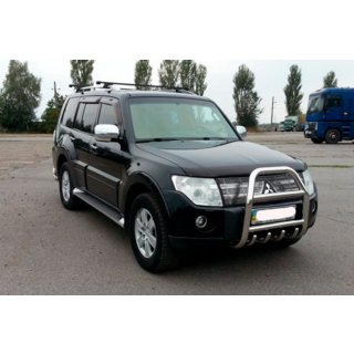 Defensa Delantera QT011 (Acero Inoxidable) Mitsubishi Pajero Wagon IV 2006-2021 foto 2