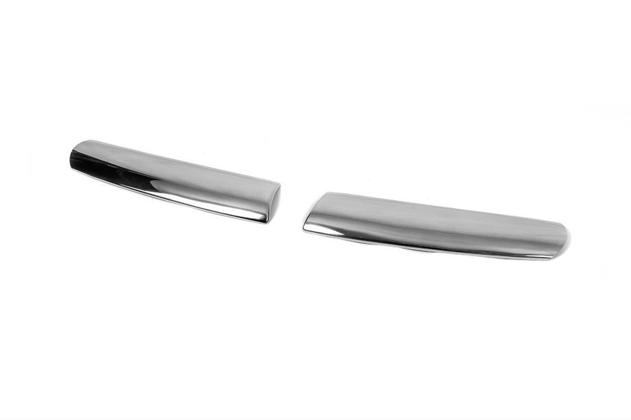 Peugeot Partner 1996-2008 Cubiertas de rejilla cromadas 2004-2008 (2 pzs, acero inoxidable) Carmos - Acero Inoxidable Turco Foto 3