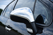 Peugeot 207 2006–2014 Cubiertas de Espejos Cromadas (2 uds) foto 1