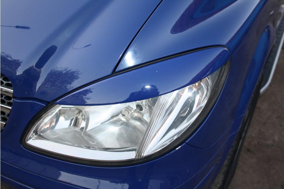 Mercedes Vito W639 2004-2014 Pestañas de faros rectas (2004-2010, 2 uds, plástico) Brillo Foto 5
