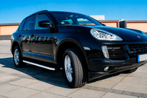 Porsche Cayenne 2003–2010 Estribos Laterales BlackLine (2 uds., Aluminio) foto 1