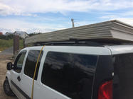Fiat Doblo I 2005-2010 Barras de Techo Cromadas Base Maxi, Pies de Plástico foto 17