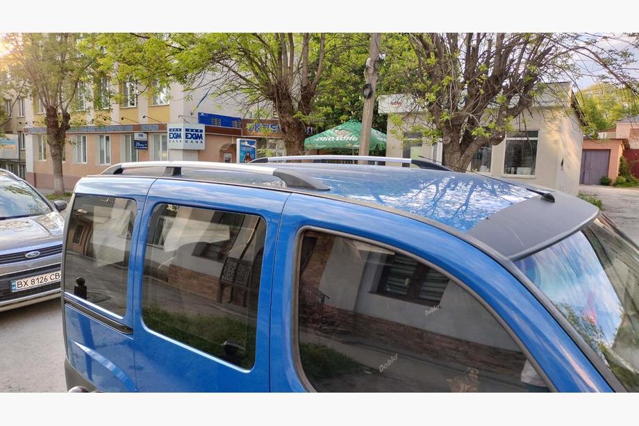 Fiat Doblo I 2005-2010 Barras de Techo Cromadas Foto 3