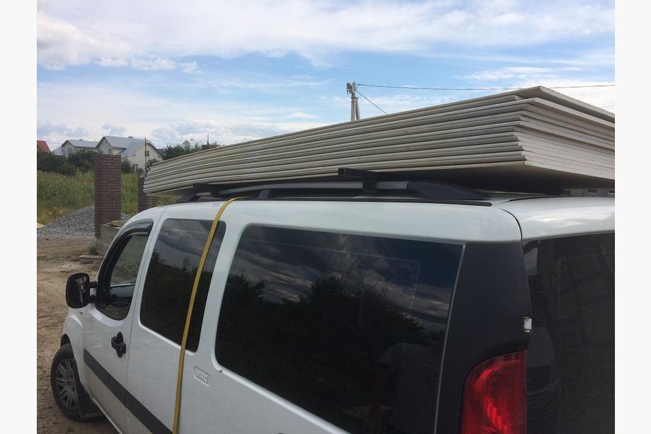 Fiat Doblo I 2005-2010 Barras de Techo Cromadas Foto 17