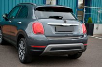 Fiat 500X 2014-2024 Moldura maletero acero inoxidable foto 2