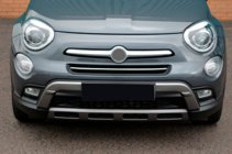 Fiat 500X 2014-2024 Protector de parachoques delantero de acero inoxidable foto 5