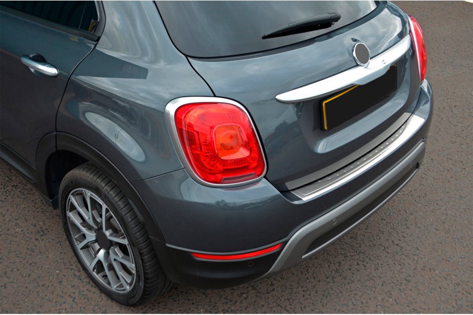 Fiat 500X 2014-2024 Protector de Parachoques Trasero OmsaLine Acero Inoxidable Image