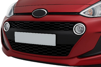 Hyundai I-10 2017-2020 Molduras para luces de posición (2 uds., acero inoxidable) foto 3