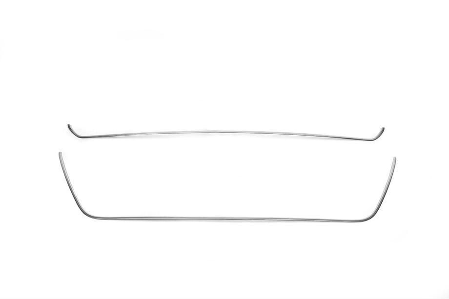 Hyundai I-20 2014-2020 Moldura de parrilla 2014-2018 (2 uds, acero inoxidable) Foto 2
