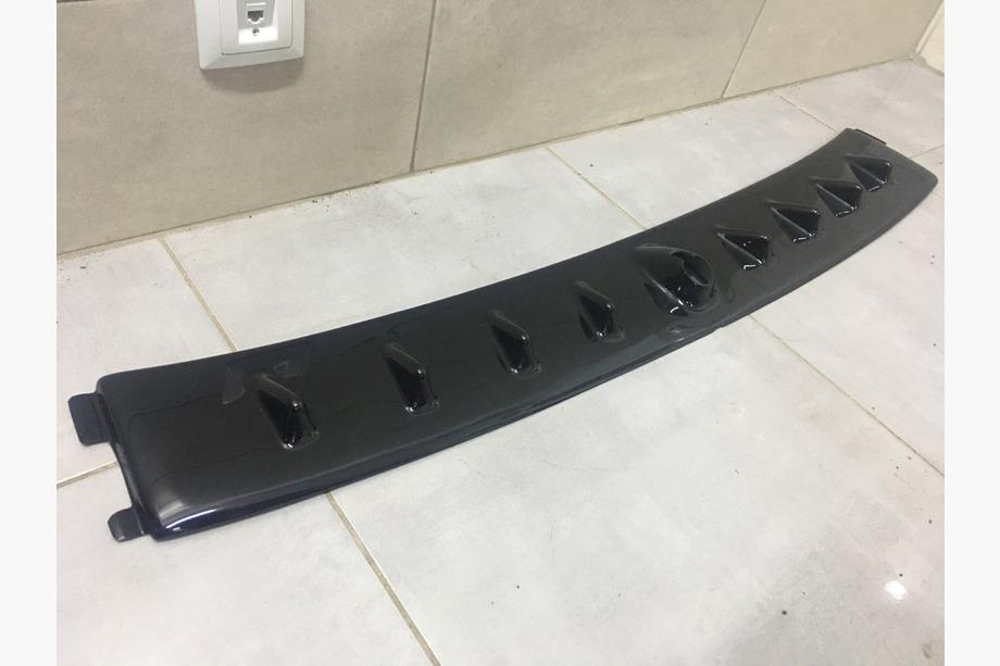 Mitsubishi Lancer 9 2004-2008 Mezcla de picos (ABS) Negro Brillante Foto 5