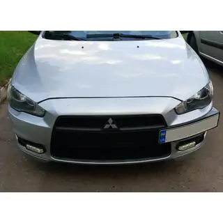 Soporte de matrícula (plástico) Mitsubishi Lancer X 2008- foto 4