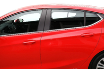 Opel Astra K 2016-2021 Molduras de Ventanas Acero Inoxidable foto 9