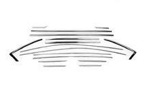 Opel Astra K 2016-2021 Molduras de Ventanas Acero Inoxidable foto 3
