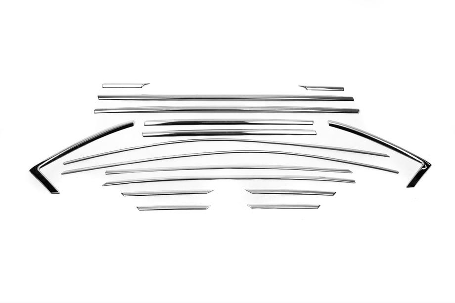 Opel Astra K 2016-2021 Molduras de Ventanas Acero Inoxidable Inferior Foto 3