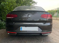 Volkswagen Passat B8 2015-2023 Moldura de maletero SD acero inoxidable foto 2