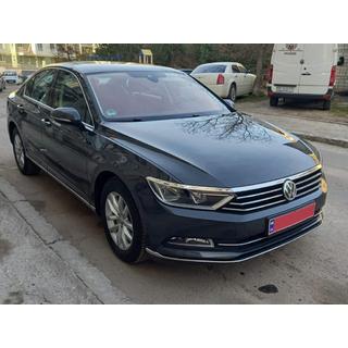 Protectores de parachoques delantero de acero inoxidable (2015-2018, 3 uds) Volkswagen Passat B8 2015-2023 foto 3