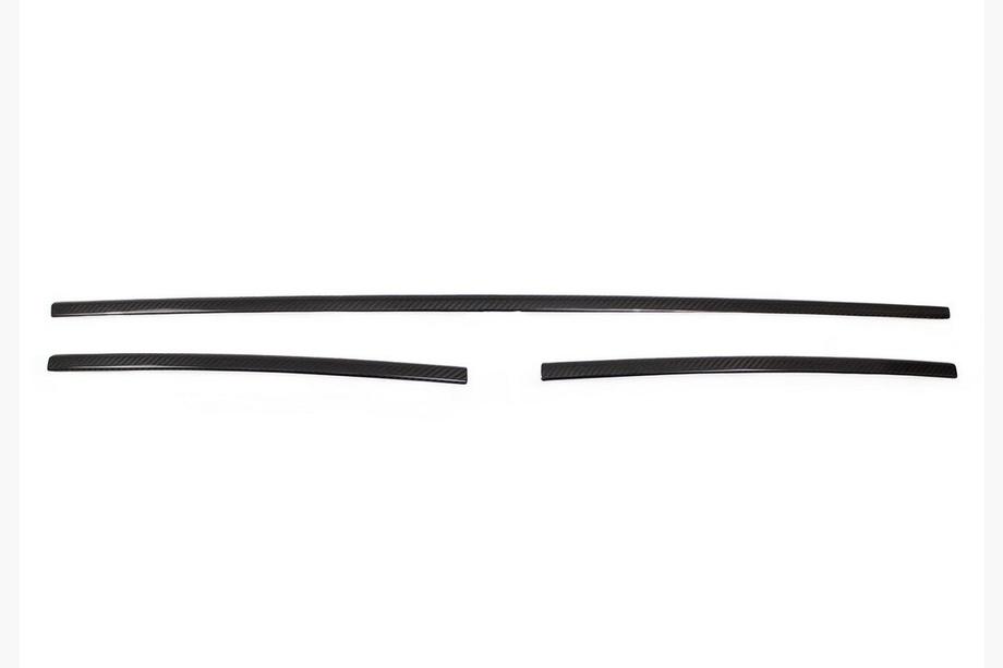 Volkswagen T6 2015-2024 Cubiertas de rejilla de parachoques 2015-2019 (3 piezas, carbono) Foto 3