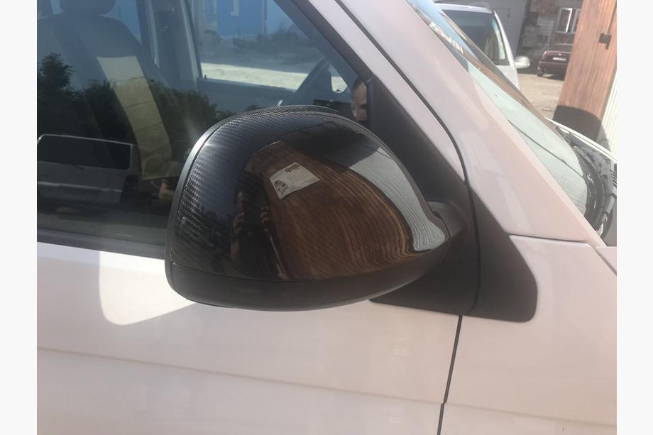 Volkswagen T6 2015-2024 Cubiertas de Espejos (2 uds., Carbono) Efecto carbono Foto 9