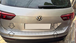 Volkswagen Tiguan 2016-2023 Moldura maletero acero inoxidable Carmos - Acero Inoxidable Turco foto 7