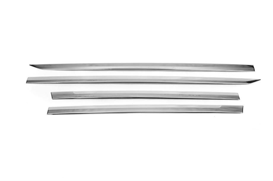 Volkswagen Tiguan 2016-2023 Molduras de puertas OmsaLine (4 uds, acero inoxidable) Image