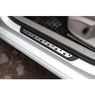 Protecciones de umbral Flexill Dotline (4 uds, acero inoxidable) foto 1