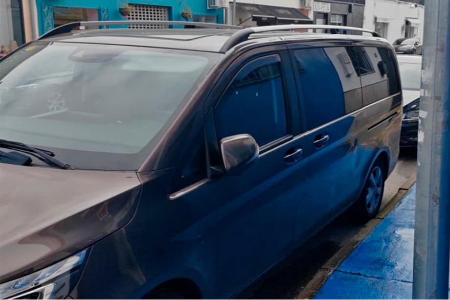 Mercedes Viano 2004-2014 Barras de Techo Cromo CAN Diseno Original (Pies Metalicos) Foto 8