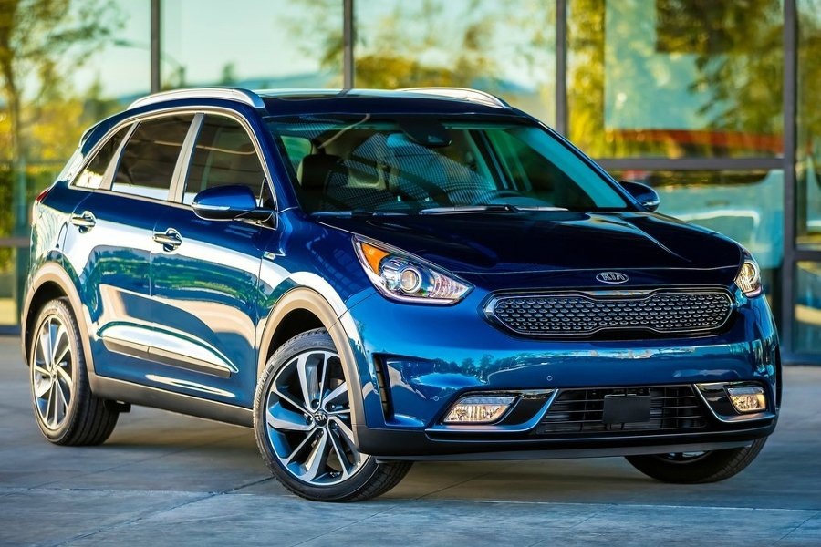 El examen de un híbrido de Kia Niro