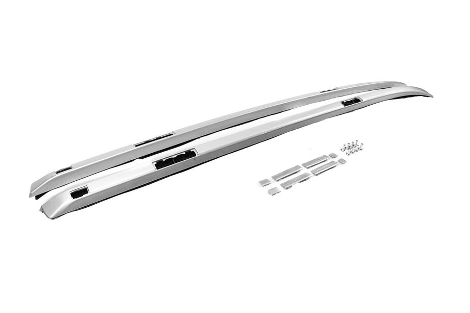 Honda CRV 2012-2016 Barras longitudinales de techo integradas grises OEM (plástico ABS, instalación atornillada) Foto 9