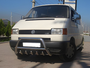 Volkswagen T4 Transporter 1990-2003 Defensa Delantera WT003 60mm Acero Inoxidable 50mm, con inscripción foto 9