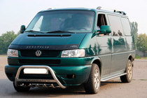Volkswagen T4 Transporter 1990-2003 Defensa Delantera WT003 60mm Acero Inoxidable 50mm, con inscripción foto 12