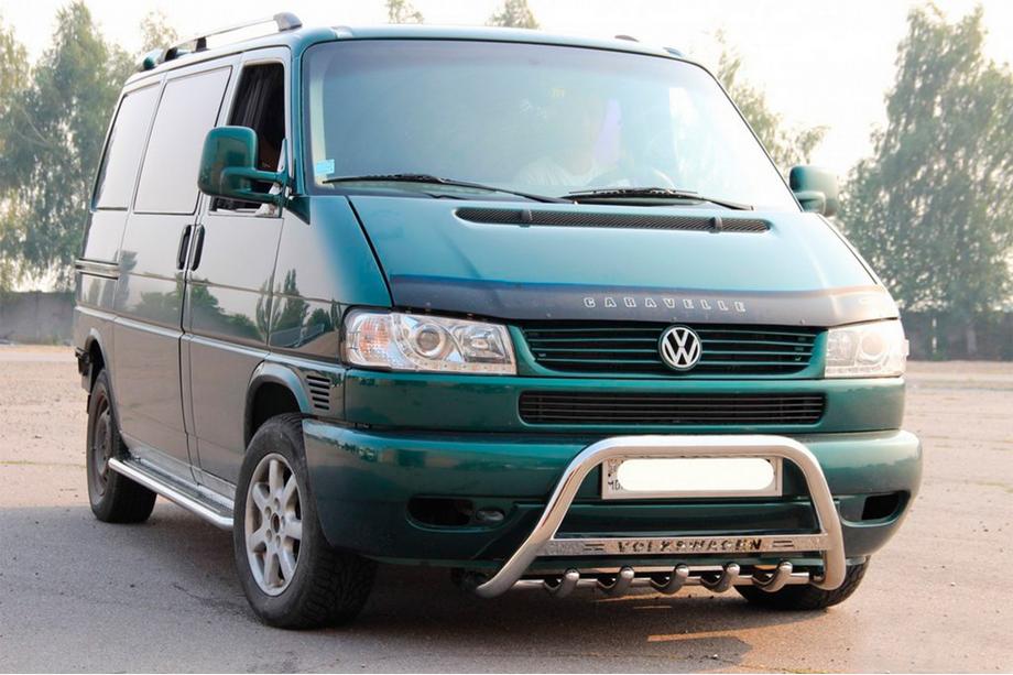 Volkswagen T4 Transporter 1990-2003 Defensa Delantera WT003 60mm Acero Inoxidable Foto 6