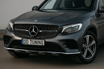 Mercedes GLC X253 2015-2022 Parrilla Delantera Diamond Black (2015-2019) Con soporte para cámara foto 1