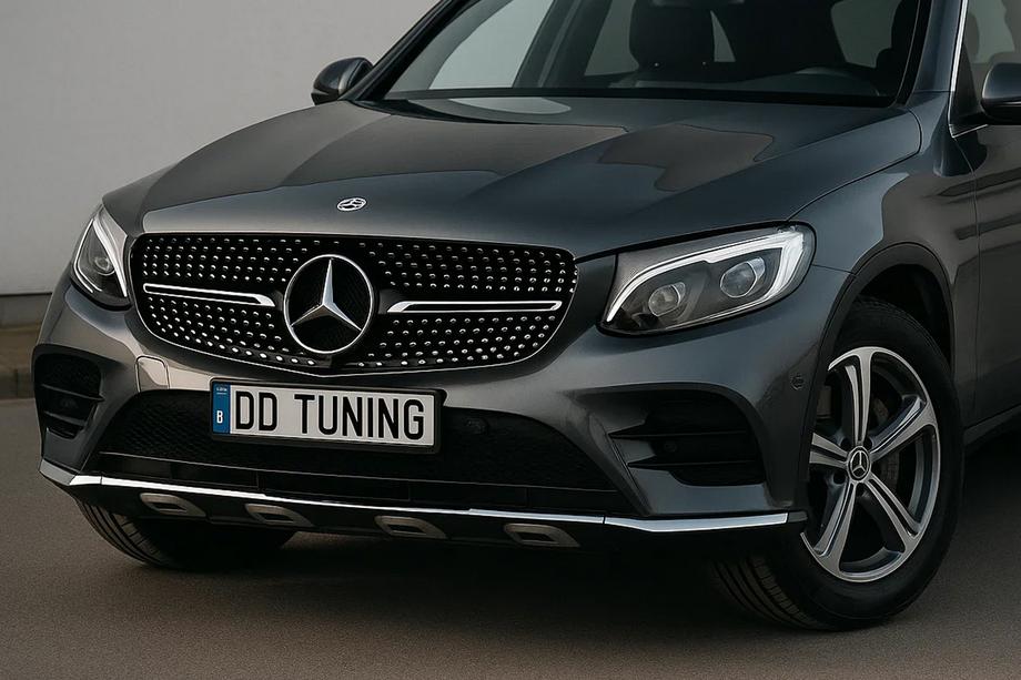 Mercedes GLC coupe C253 2016-2023 Parrilla Delantera Diamond Black (2015-2019) Image