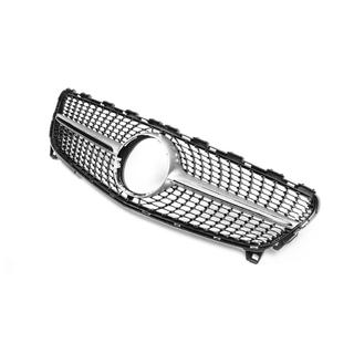 Parrilla Delantera Diamond Silver (2015-2018) Mercedes A-сlass W176 2012-2018 foto 3