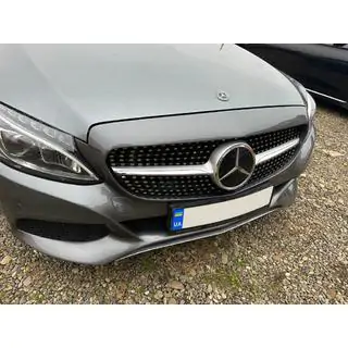 Parrilla Delantera Diamond Silver (para Avantgarde/AMG-Line/C43 AMG)