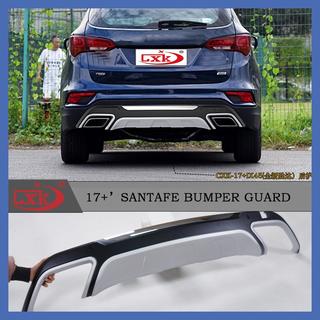 Cubiertas de parachoques delanteras y traseras (2016-2018) Hyundai Santa Fe 3 2012-2018 foto 2