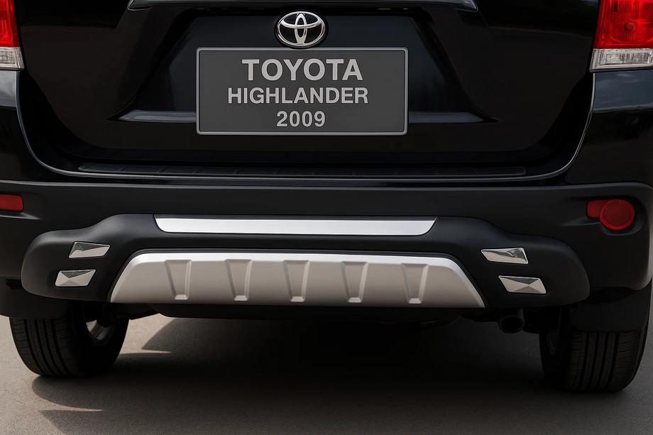 Toyota Highlander 2008-2013 Extensión Parachoques Trasero (2008-2010) Image