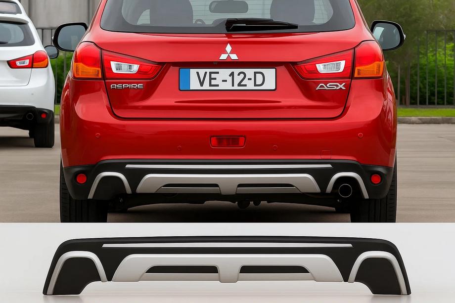 Mitsubishi ASX 2010-2023 Extensión Parachoques Trasero (2013-2015) Image