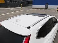 Honda CRV 2017-2022 Barras longitudinales de techo OEM integradas, grises (Aluminio) foto 6
