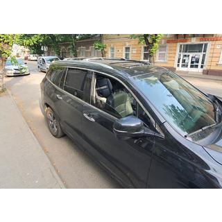 Barras de techo transversales grises originales (juego de 2) Honda Pilot 2015-2022 foto 4