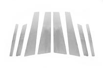 BMW X6 E71 2008–2014 Molduras de Acero Inoxidable para Pilares de Puerta foto 2