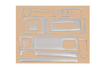 Volkswagen Golf 3 1991-2001 Cubiertas de Panel de Salpicadero Aluminio foto 3