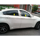 BMW X6 E71 2008–2014 Molduras inferiores de ventanas acero inoxidable (4 uds.) foto 1