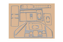 Volvo XC90 2002-2014 Cubiertas de Panel de Salpicadero Aluminio foto 2