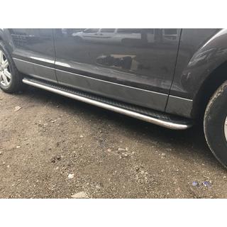 Estribos Laterales Maydos V2 (2 uds., Aluminio y Acero Inoxidable) Audi Q7 2005-2015 foto 3