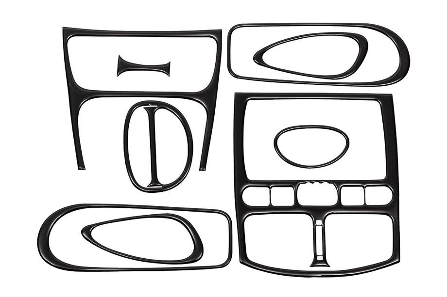 Hyundai Santa Fe 1 2000-2006 Cubiertas de Panel de Salpicadero Aluminio Image